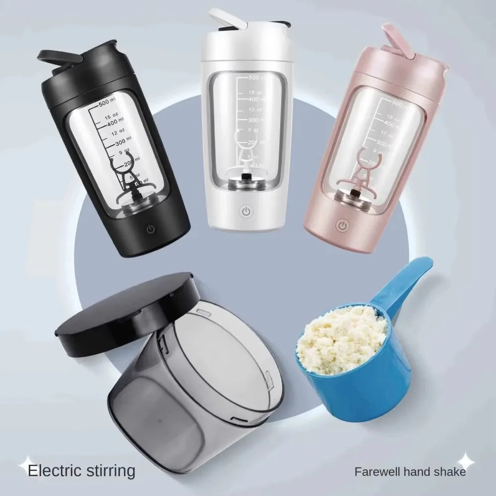 650ML Portable Rechargeable Shaker Cup – Auto Mix