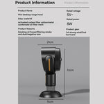 Load image into Gallery viewer, Portable USB Smoke Purifier Fan – Rechargeable for Home &amp; Kitchen
