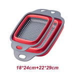 Load image into Gallery viewer, 2Pcs Silicone Folding Strainer Basket
