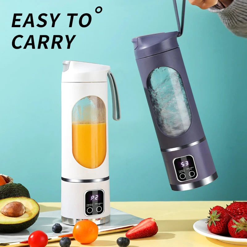 450Ml USB Juicer Blender, 8 Blades, Ice Crusher Portable