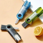 Load image into Gallery viewer, 3-in-1 Cup &amp; Bottle Cleaner Brush Set - Multifunction Tool
