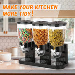 Load image into Gallery viewer, Triple Cereal Dispenser – Large, No Power Needed, Multi-Use
