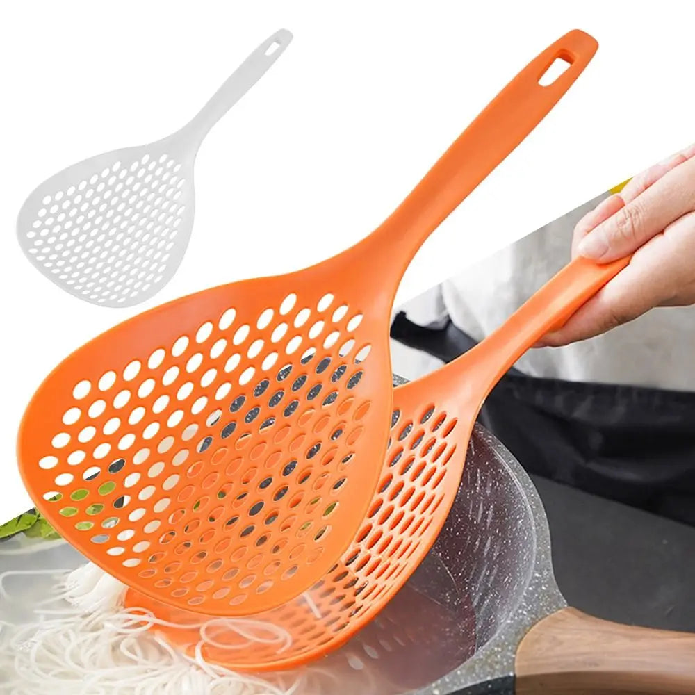 Large Colander Strainer Spoon – Kitchen Skimmer Tool