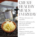 Load image into Gallery viewer, Stainless Steel Potato Masher &amp; Press with 3/4 Discs Cutter
