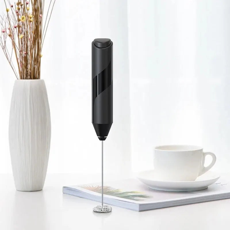 Portable Electric Milk Frother | Mini Handheld Foam Mixer