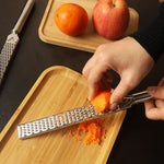 Load image into Gallery viewer, Stainless Handheld Grater – Cheese, Garlic, Lemon, More
