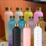 Load image into Gallery viewer, 32OZ BPA-Free Frosted Sports Bottle w/ Time Marker

