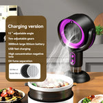 Load image into Gallery viewer, Portable USB Smoke Purifier Fan – Rechargeable for Home &amp; Kitchen
