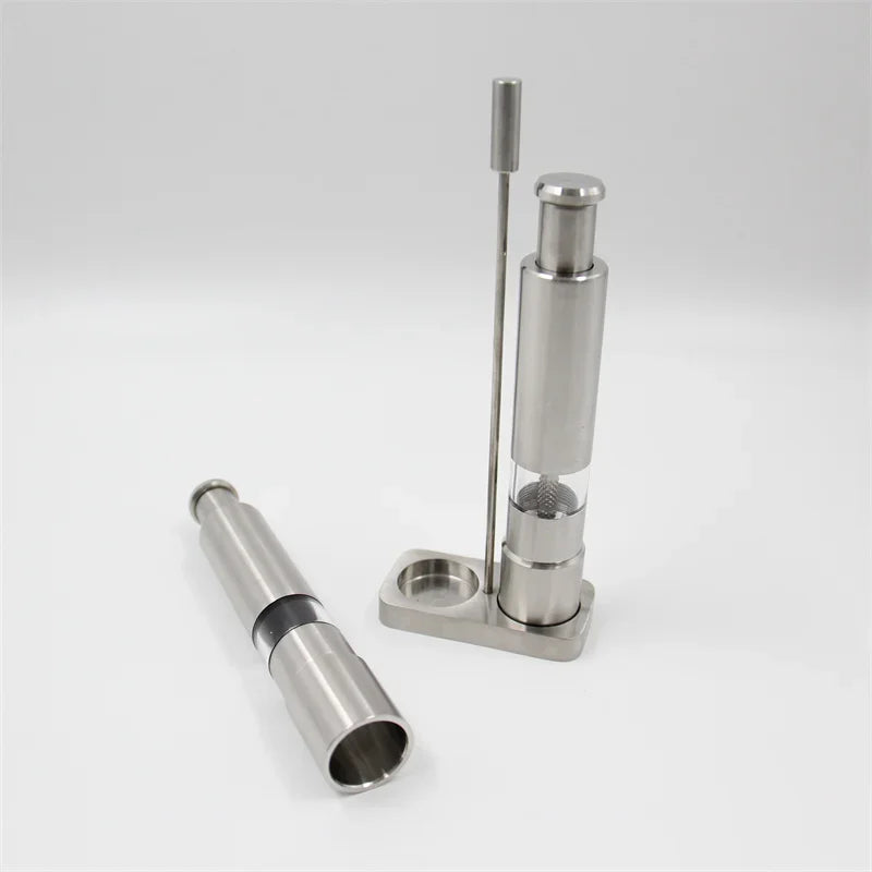 Stainless Steel Salt & Pepper Grinder Set – Adjustable Mills