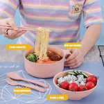 Load image into Gallery viewer, Microwavable Ramen Bowl Set with Lid &amp; Chopsticks
