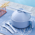 Load image into Gallery viewer, Microwavable Ramen Bowl Set with Lid &amp; Chopsticks
