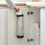 Load image into Gallery viewer, Wall-Mount Mesh Bag Dispenser for Reusable Trash &amp; Kitchen Storage
