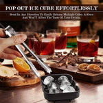 Load image into Gallery viewer, Silicone Ice Cube Trays with Lid – Large Whiskey &amp; Diamond Molds
