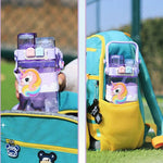 Load image into Gallery viewer, Cartoon Kids Water Bottle with Straw Large Capacity, BPA-Free
