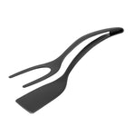 Load image into Gallery viewer, 2-in-1 Nylon Grip Flip Tongs Spatula for Eggs &amp; Steak
