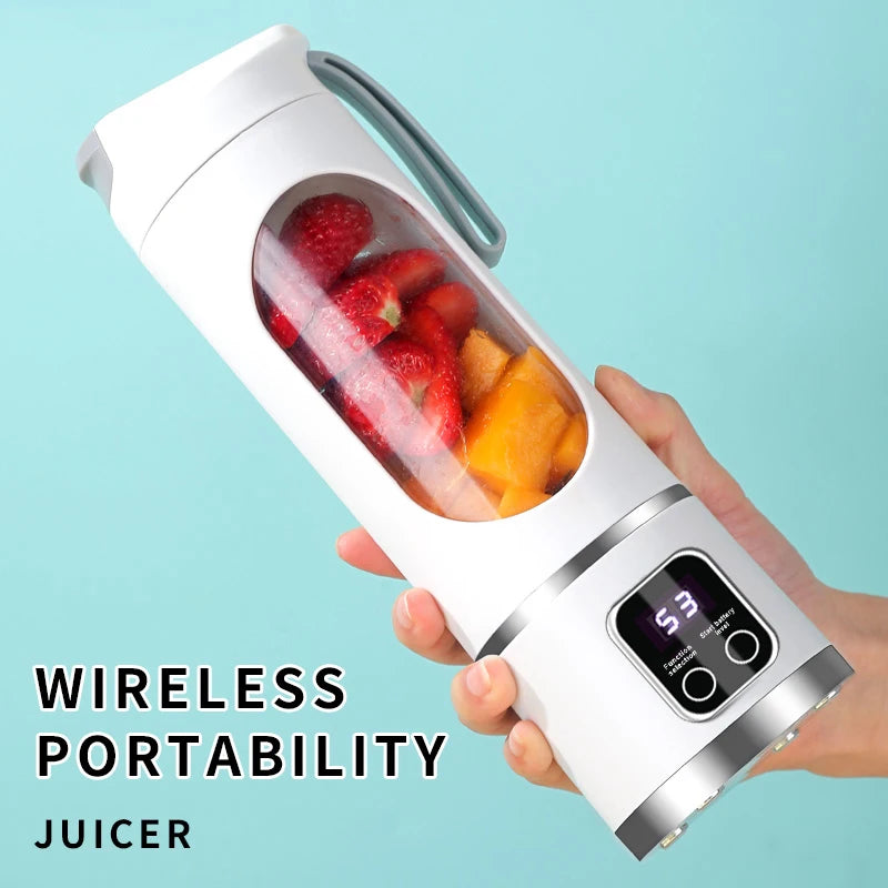 450Ml USB Juicer Blender, 8 Blades, Ice Crusher Portable