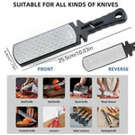 Load image into Gallery viewer, 5-in-1 Knife Sharpener Whetstone Diamond 400/1000 Multi-Tool

