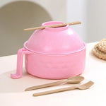 Load image into Gallery viewer, Microwave Ramen Bowl Set w/ Chopsticks &amp; Spoon
