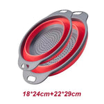 Load image into Gallery viewer, 2Pcs Silicone Folding Strainer Basket
