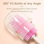 Load image into Gallery viewer, Silicone Baby Bottle Cleaning Brush
