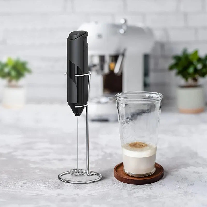 Portable Electric Milk Frother | Mini Handheld Foam Mixer