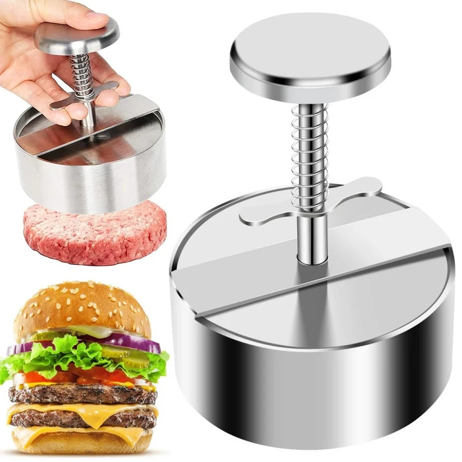 Hamburger Patty Press Non-Stick, Adjustable, Kitchen Tool