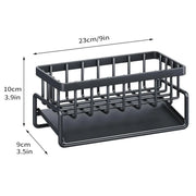 Kitchen Sink Drain Rack – Tidy Countertop Storage with Drip Tray