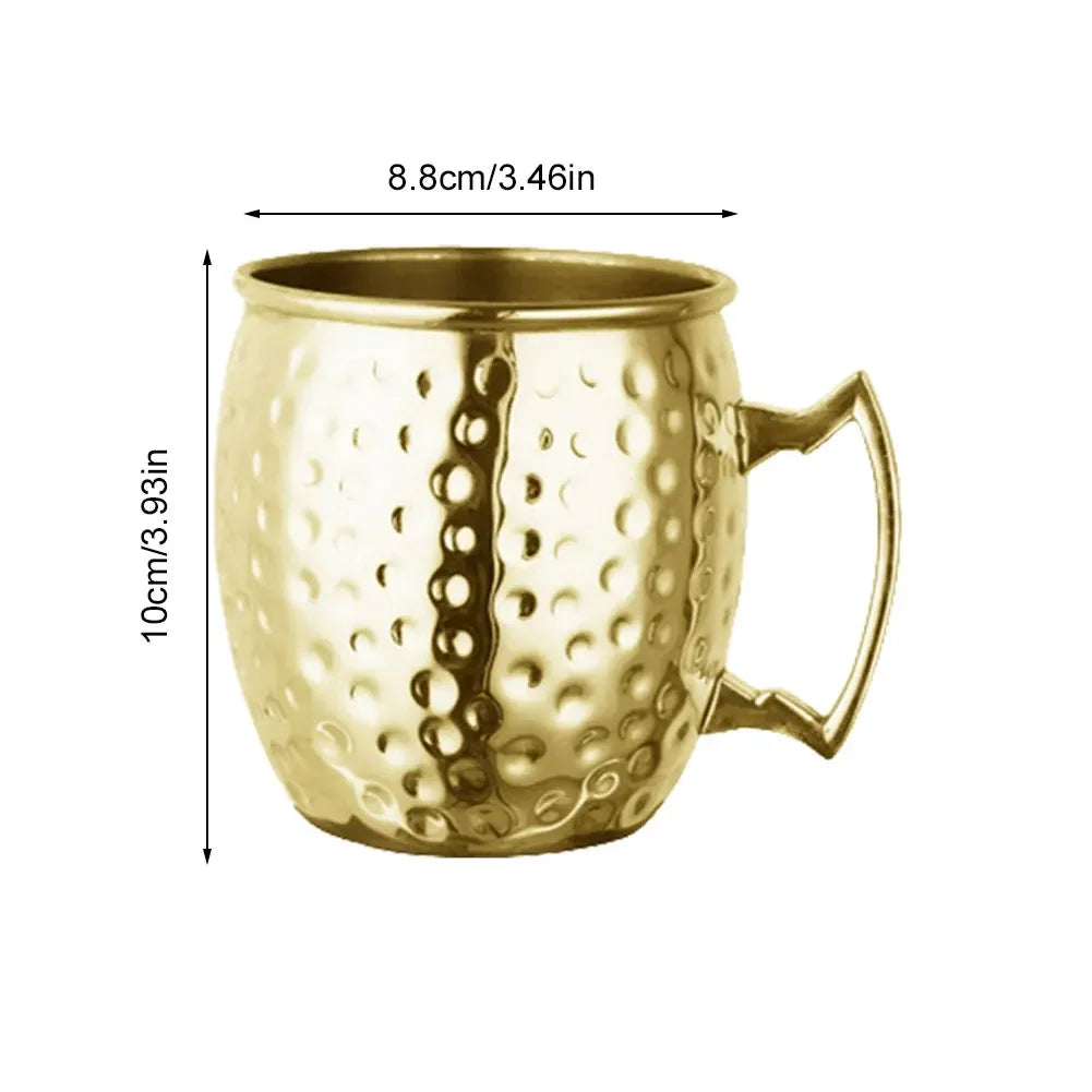 550ml 18oz Copper Moscow Mule Mug – Stainless, Anti-Fall