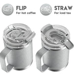 Load image into Gallery viewer, 14oz Stainless Steel Office Tumbler with Handle, Leak-Proof
