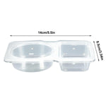 Load image into Gallery viewer, Dual-Compartment Reusable Snack &amp; Sauce Box – Portable &amp; Fresh
