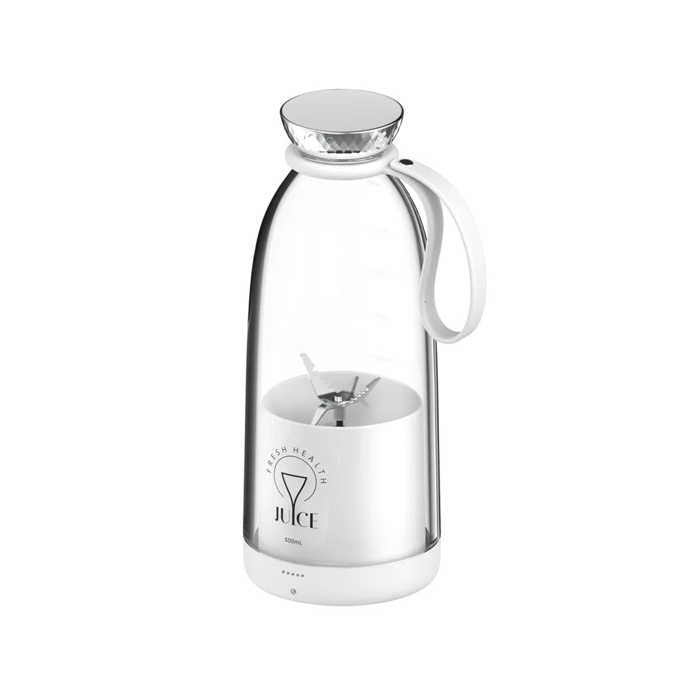 500ML Portable 2400Mah Wireless Fruit Mixers USB Juicer
