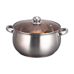 Load image into Gallery viewer, 24Cm Stainless Steel Stockpot Insulated Handle Cookware
