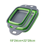 Load image into Gallery viewer, 2Pcs Silicone Folding Strainer Basket
