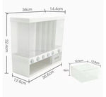 Load image into Gallery viewer, 6-Grid 26LB Rice &amp; Dry Food Dispenser Storage Box
