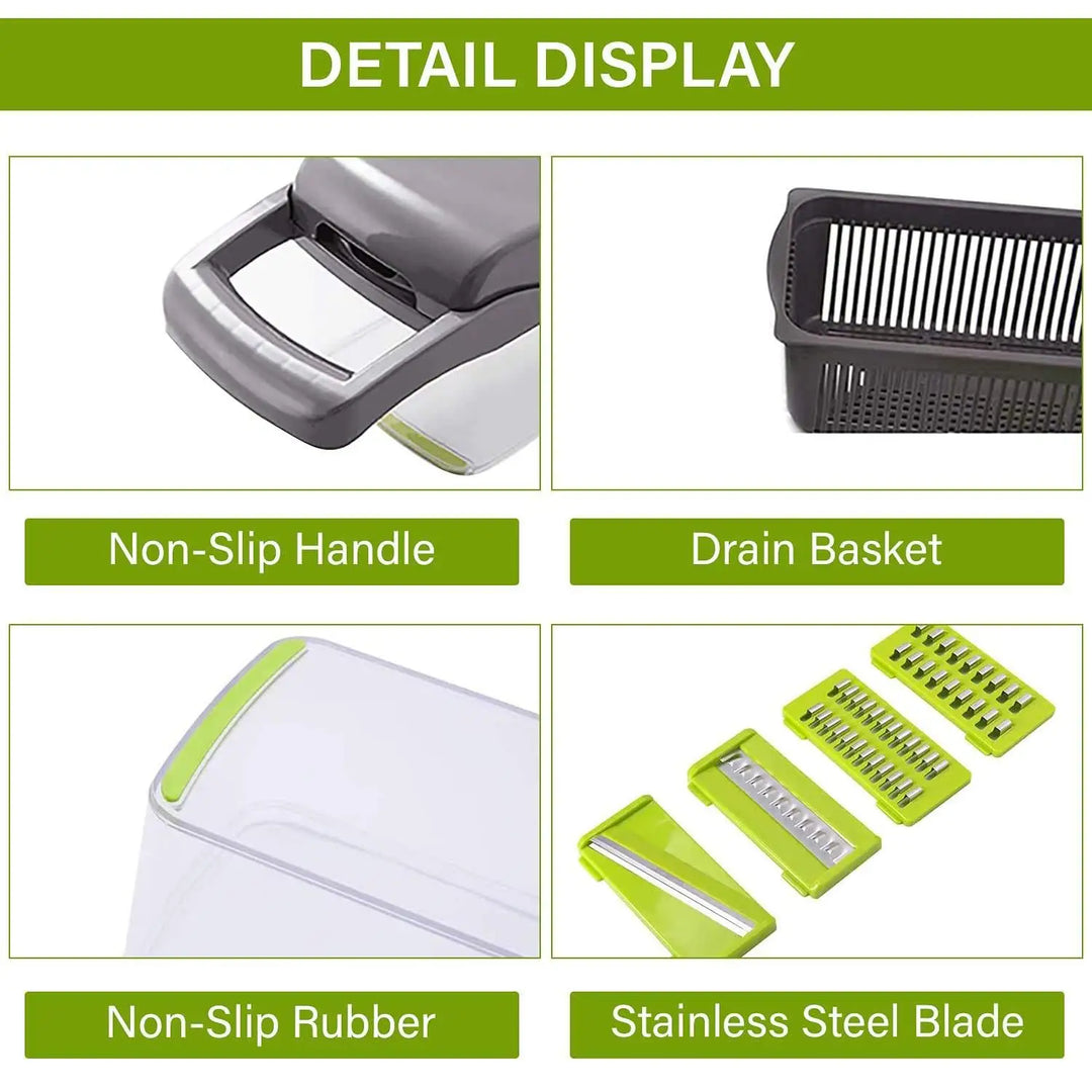 12 in 1 Manual Vegetable Chopper