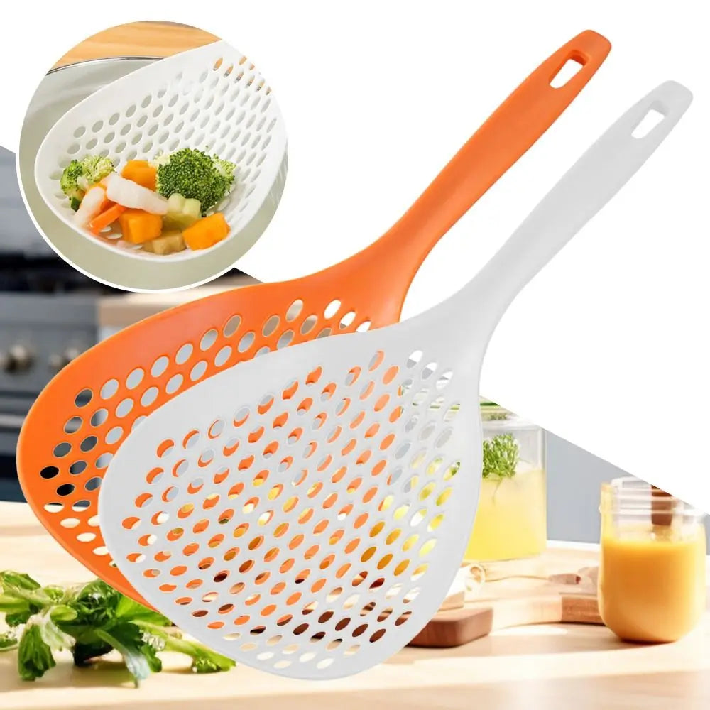 Large Colander Strainer Spoon – Kitchen Skimmer Tool