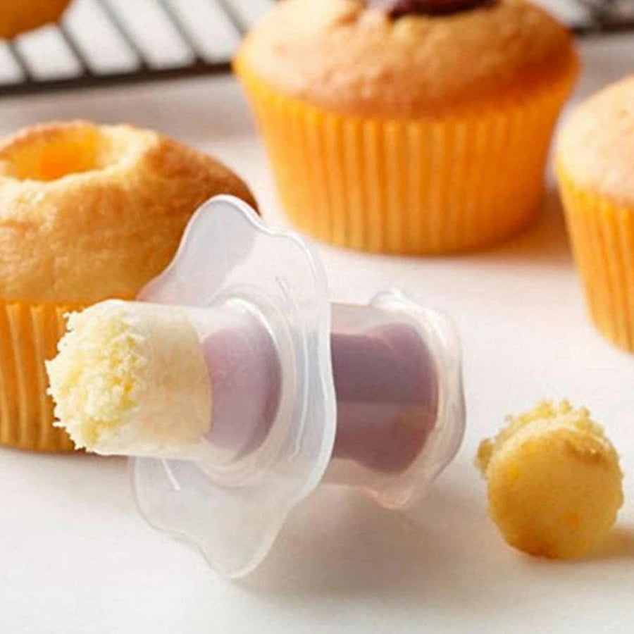 Cake Tools Cutter Plunger Corer Mold Muffin Divider Set