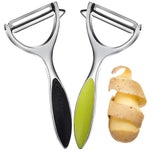 Load image into Gallery viewer, 304 SS Rotatable Y Peeler – Fruit Veggie Kitchen Gadget

