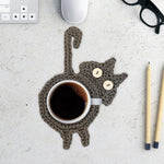 Load image into Gallery viewer, Cat Butt Coaster – Cute, Durable Heat-Resistant Mat
