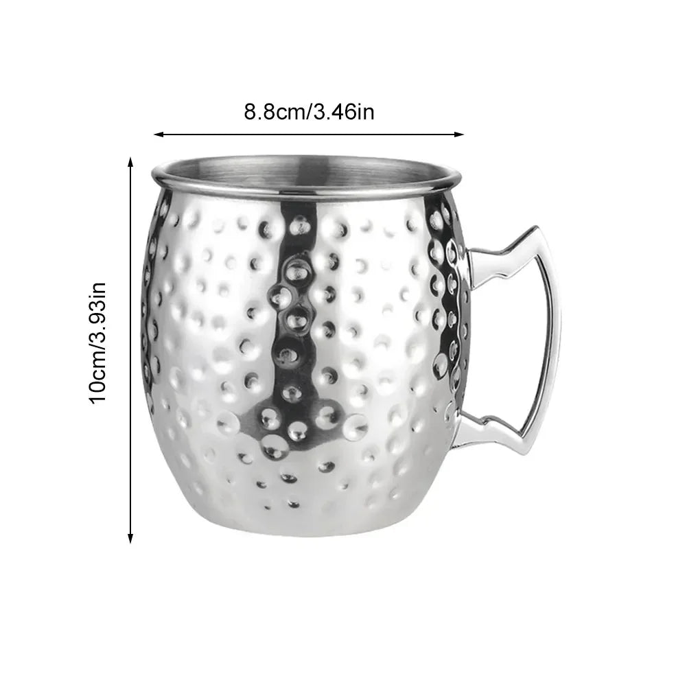 550ml 18oz Copper Moscow Mule Mug – Stainless, Anti-Fall