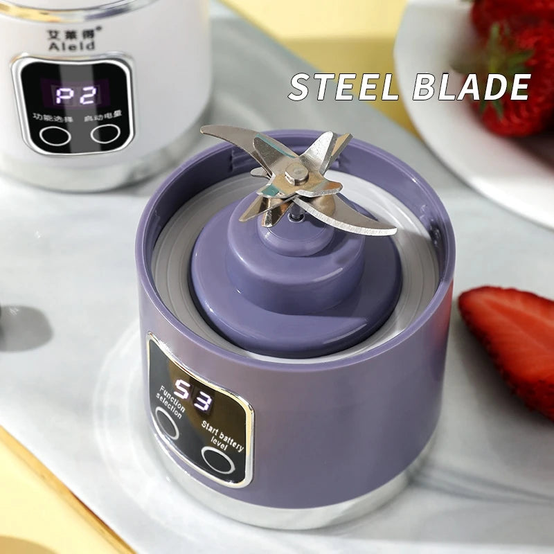 450Ml USB Juicer Blender, 8 Blades, Ice Crusher Portable