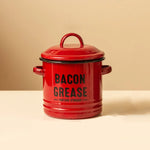 Load image into Gallery viewer, Grease Container w/ Strainer – Reusable Enamel Oil Pot
