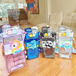 Load image into Gallery viewer, Cartoon Kids Water Bottle with Straw Large Capacity, BPA-Free
