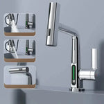 Load image into Gallery viewer, 360° Pull-Out Basin Temperature Faucet
