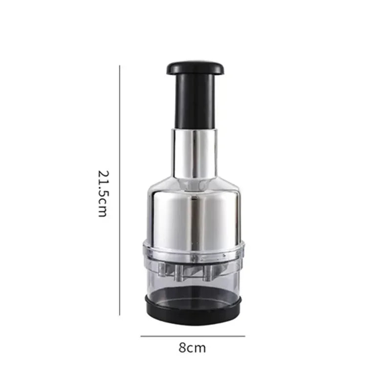 Steel Garlic Press Chopper Mincer Cutter for Kitchen