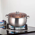 Load image into Gallery viewer, 24Cm Stainless Steel Stockpot Insulated Handle Cookware
