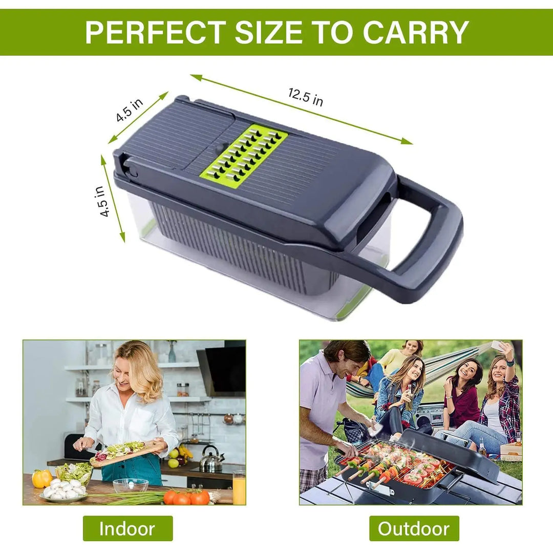 12 in 1 Manual Vegetable Chopper