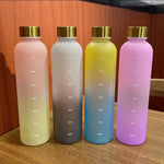 Load image into Gallery viewer, 32OZ BPA-Free Frosted Sports Bottle w/ Time Marker
