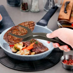 Load image into Gallery viewer, 2-in-1 Nylon Grip Flip Tongs Spatula for Eggs &amp; Steak
