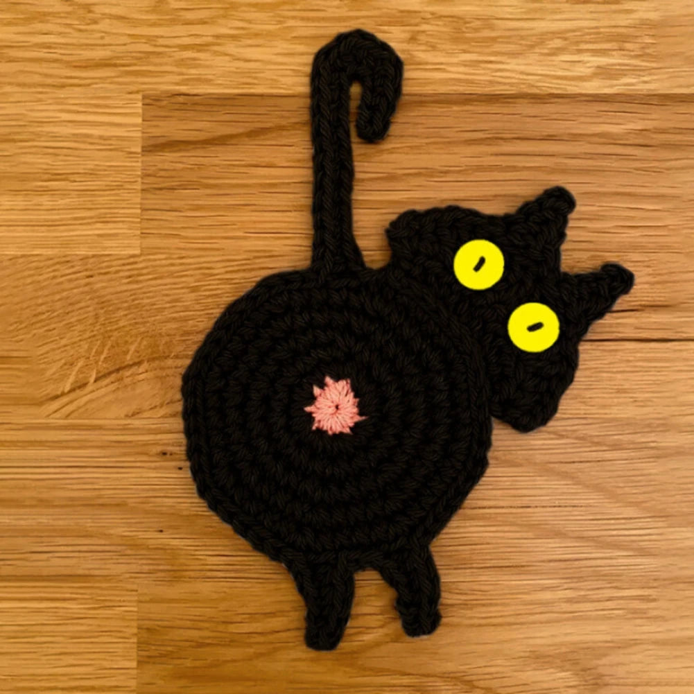 Cat Butt Coaster – Cute, Durable Heat-Resistant Mat